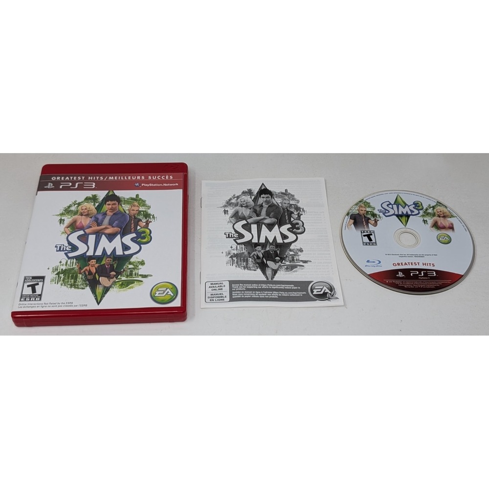 The Sims 3 Greatest Hits Sony PlayStation 3 PS3 Tested Working CIB Complete